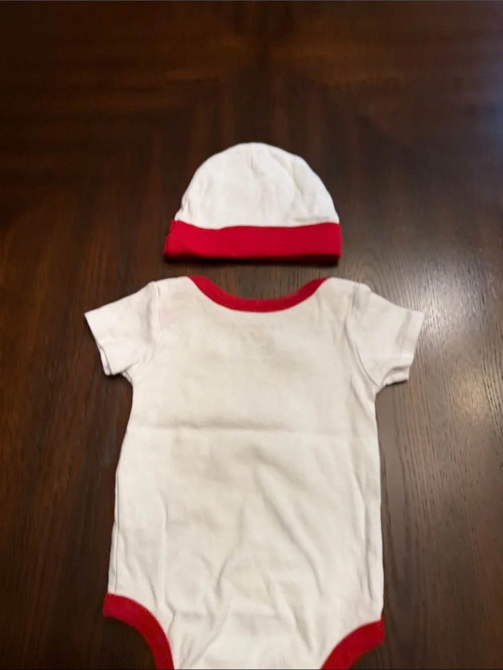 Jordan Baby Boys Jumpman Bodysuit & Hat 2 Piece Set White Red 6-12M